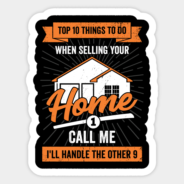 Real Estate Agent Selling Houses Realtor Gift Sticker by Dolde08